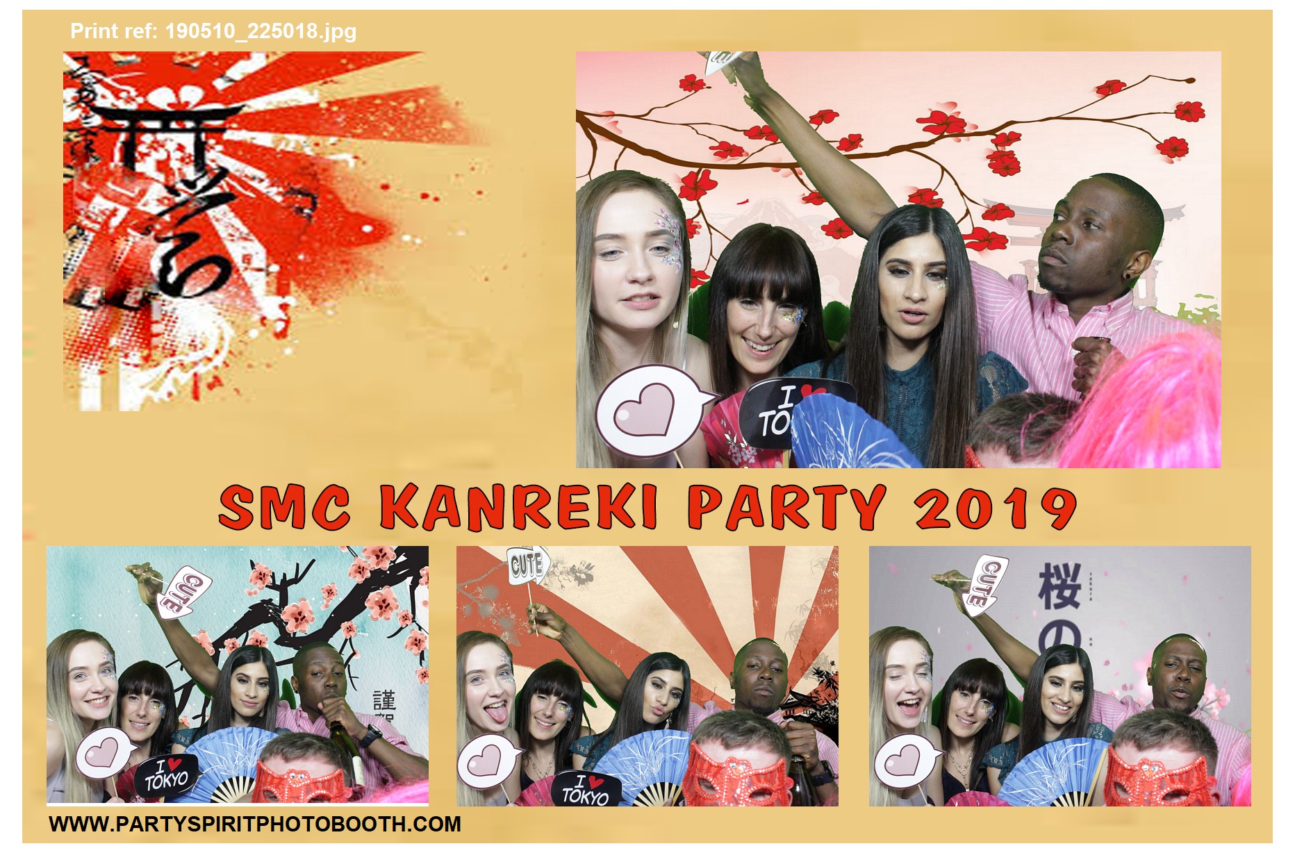60th Japanese Theme Event | View more photos from the event at gallery.partyspiritphotobooth.com/u/PartySpiritPhotoBooth/60th-Japanese-Theme-Event